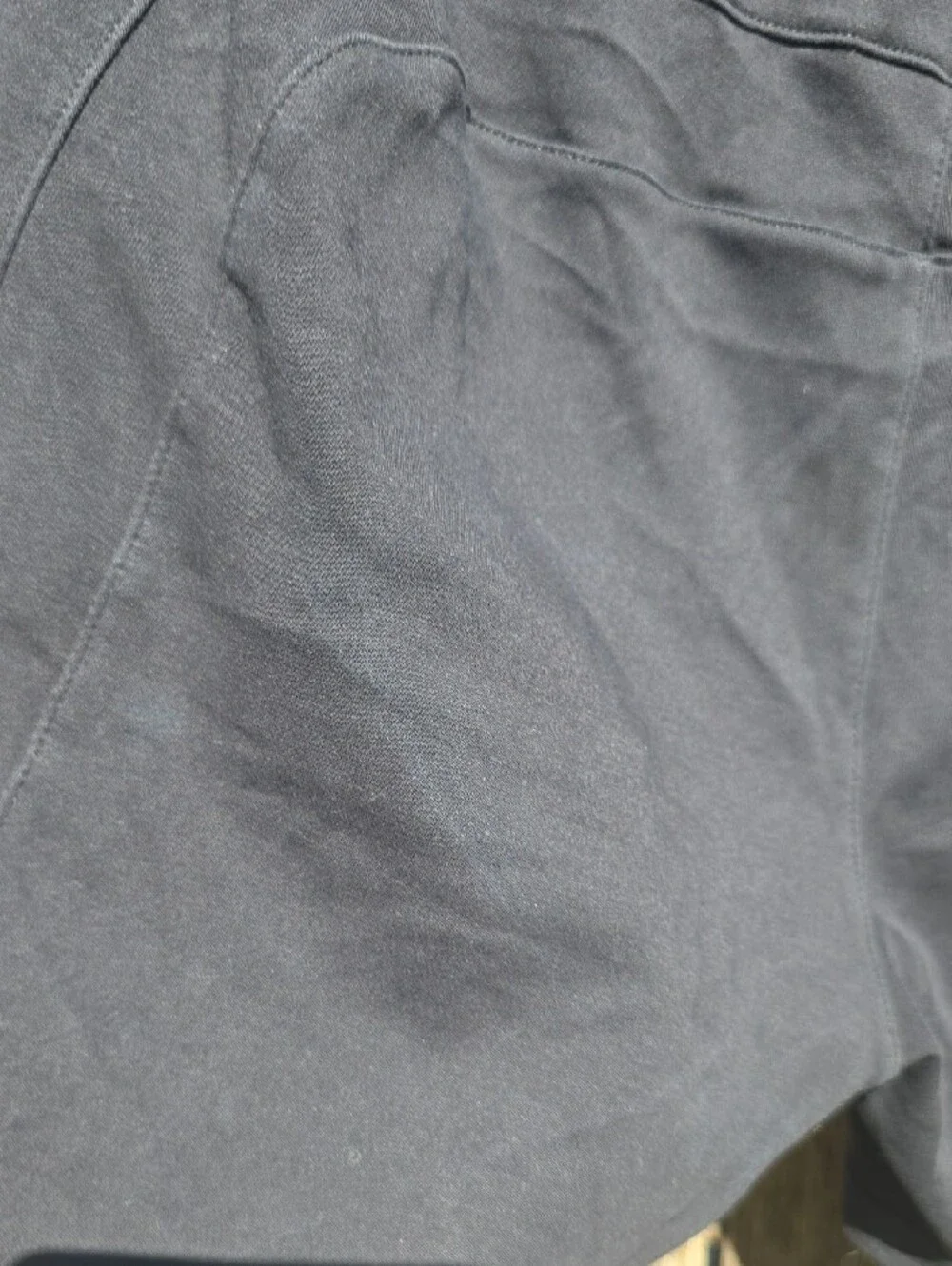 Ryker Black Athletic Shorts 100% Organic Cotton Inner Layer 100% Merino Wool SML